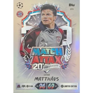 Topps Match Attax Champions League 2026/27 LE5 – Lothar Matthäus – 20th Anniversary Limited Edition
