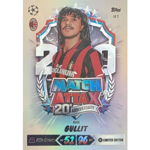 Topps Match Attax Champions League 2026/27 LE7 – Ruud Gullit – 20th Anniversary Limited Edition