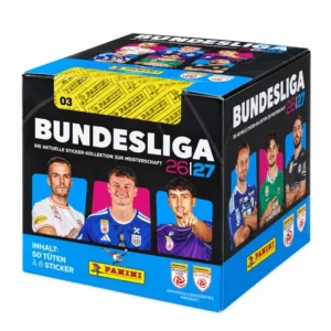 Panini Admiral Bundesliga Österreich 2026/27 Sticker Display – 50 Tüten