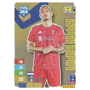 Panini FIFA 365 Adrenalyn XL 2027 Nr. 2 – Virgil van Dijk – Golden Baller