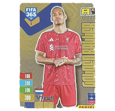 Virgil van Dijk – Panini FIFA 365 Adrenalyn XL 2027 Nr. 2