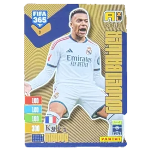 Panini FIFA 365 Adrenalyn XL 2027 Nr. 9 – Kylian Mbappé – Golden Baller