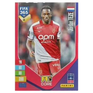 Panini FIFA 365 Adrenalyn XL 2027 Nr. 29 – Jordan Teze – Team Mates