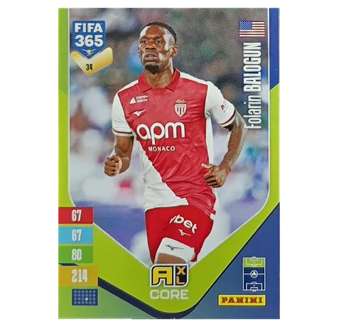 Folarin Balogun – Panini FIFA 365 Adrenalyn XL 2027 Nr. 34