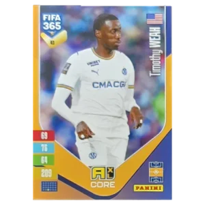 Panini FIFA 365 Adrenalyn XL 2027 Nr. 43 – Timothy Weah – Team Mates