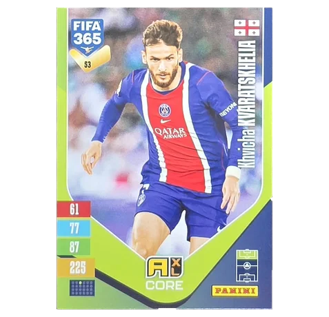 Khvicha Kvaratskhelia – Panini FIFA 365 Adrenalyn XL 2027 Nr. 53