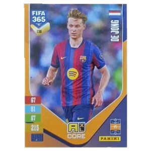 Panini FIFA 365 Adrenalyn XL 2027 Nr. 139 – Frenkie de Jong – Team Mates