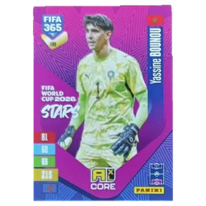 Panini FIFA 365 Adrenalyn XL 2027 Nr. 159 – Yassine Bounou – FIFA World Cup 2026 Stars