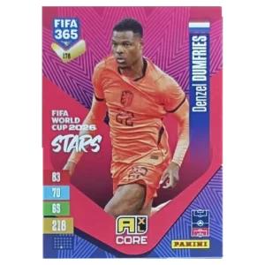 Panini FIFA 365 Adrenalyn XL 2027 Nr. 178 – Denzel Dumfries – FIFA World Cup 2026 Stars