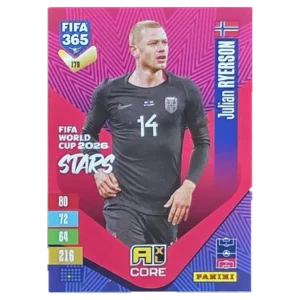 Panini FIFA 365 Adrenalyn XL 2027 Nr. 179 – Julian Ryerson – FIFA World Cup 2026 Stars