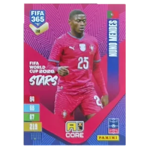 Panini FIFA 365 Adrenalyn XL 2027 Nr. 180 – Nuno Mendes – FIFA World Cup 2026 Stars