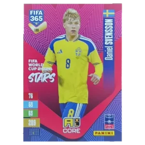 Panini FIFA 365 Adrenalyn XL 2027 Nr. 185 – Daniel Svensson – FIFA World Cup 2026 Stars