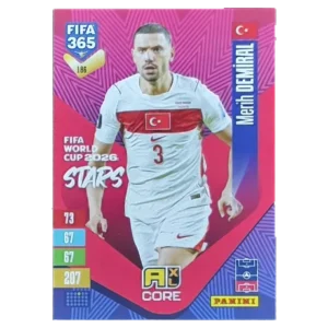 Panini FIFA 365 Adrenalyn XL 2027 Nr. 186 – Merih Demiral – FIFA World Cup 2026 Stars
