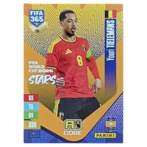 Panini FIFA 365 Adrenalyn XL 2027 Nr. 190 – Youri Tielemans – FIFA World Cup 2026 Stars