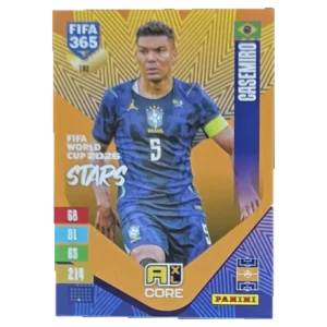 Panini FIFA 365 Adrenalyn XL 2027 Nr. 192 – Casemiro – FIFA World Cup 2026 Stars