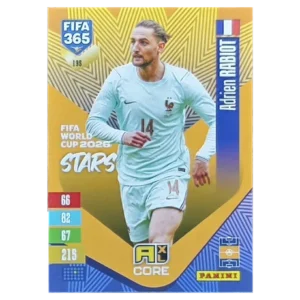 Panini FIFA 365 Adrenalyn XL 2027 Nr. 195 – Adrien Rabiot – FIFA World Cup 2026 Stars
