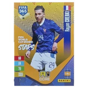 Panini FIFA 365 Adrenalyn XL 2027 Nr. 196 – Rayan Cherki – FIFA World Cup 2026 Stars