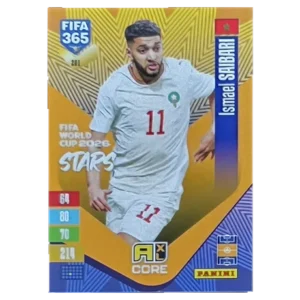 Panini FIFA 365 Adrenalyn XL 2027 Nr. 201 – Ismael Saibari – FIFA World Cup 2026 Stars
