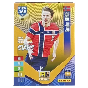 Panini FIFA 365 Adrenalyn XL 2027 Nr. 204 – Sander Berge – FIFA World Cup 2026 Stars