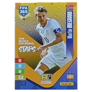 Panini FIFA 365 Adrenalyn XL 2027 Nr. 205 – Martin Ødegaard – FIFA World Cup 2026 Stars