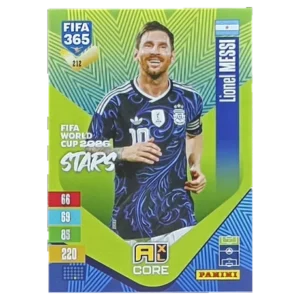 Panini FIFA 365 Adrenalyn XL 2027 Nr. 212 – Lionel Messi – FIFA World Cup 2026 Stars