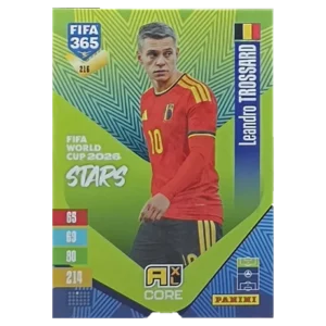 Panini FIFA 365 Adrenalyn XL 2027 Nr. 216 – Leandro Trossard – FIFA World Cup 2026 Stars