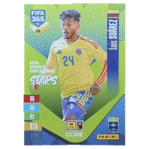 Panini FIFA 365 Adrenalyn XL 2027 Nr. 220 – Luis Suárez – FIFA World Cup 2026 Stars