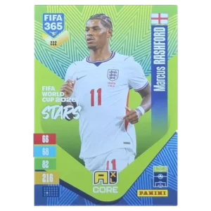 Panini FIFA 365 Adrenalyn XL 2027 Nr. 222 – Marcus Rashford – FIFA World Cup 2026 Stars