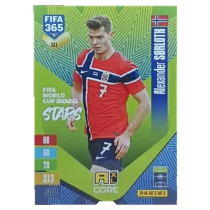 Panini FIFA 365 Adrenalyn XL 2027 Nr. 231 – Alexander Sørloth – FIFA World Cup 2026 Stars