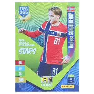 Panini FIFA 365 Adrenalyn XL 2027 Nr. 232 – Andreas Schjelderup – FIFA World Cup 2026 Stars