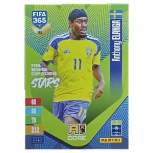 Panini FIFA 365 Adrenalyn XL 2027 Nr. 240 – Anthony Elanga – FIFA World Cup 2026 Stars