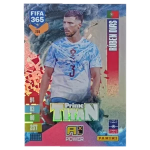 Panini FIFA 365 Adrenalyn XL 2027 Nr. 259 – Rúben Dias – Prime Titan