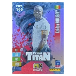 Panini FIFA 365 Adrenalyn XL 2027 Nr. 261 – Kalidou Koulibaly – Prime Titan