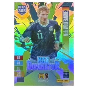 Panini FIFA 365 Adrenalyn XL 2027 Nr. 293 – Nick Woltemade – Max Dominator