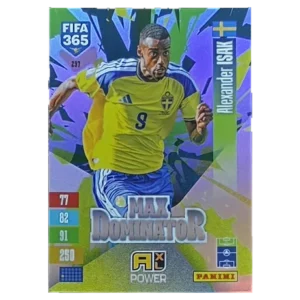Panini FIFA 365 Adrenalyn XL 2027 Nr. 297 – Alexander Isak – Max Dominator