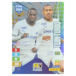 Panini FIFA 365 Adrenalyn XL 2027 Nr. 300 – Timothy Weah / Igor Paixão – Twin Turbo
