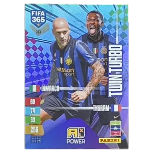 Panini FIFA 365 Adrenalyn XL 2027 Nr. 303 – Federico Dimarco / Marcus Thuram – Twin Turbo