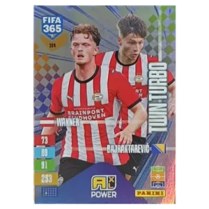 Panini FIFA 365 Adrenalyn XL 2027 Nr. 304 – Paul Wanner / Esmir Bajraktarević – Twin Turbo