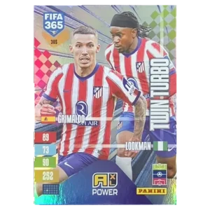 Panini FIFA 365 Adrenalyn XL 2027 Nr. 305 – Alejandro Grimaldo / Ademola Lookman – Twin Turbo