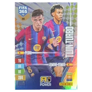 Panini FIFA 365 Adrenalyn XL 2027 Nr. 306 – Pedri / Lamine Yamal – Twin Turbo