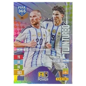 Panini FIFA 365 Adrenalyn XL 2027 Nr. 308 – Alexis Mac Allister / Julián Álvarez – Twin Turbo