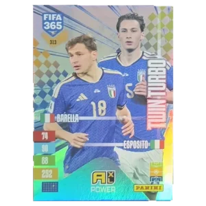 Panini FIFA 365 Adrenalyn XL 2027 Nr. 313 – Nicolò Barella / Pio Esposito – Twin Turbo