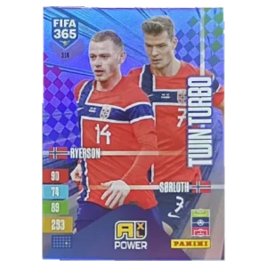 Panini FIFA 365 Adrenalyn XL 2027 Nr. 314 – Julian Ryerson / Alexander Sørloth – Twin Turbo