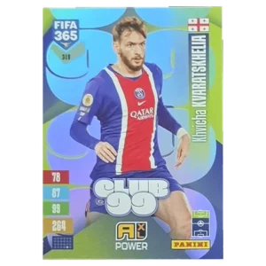 Panini FIFA 365 Adrenalyn XL 2027 Nr. 319 – Khvicha Kvaratskhelia – Club 99