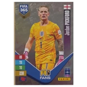 Panini FIFA 365 Adrenalyn XL 2027 Nr. 356 – Jordan Pickford – Fan Favourite