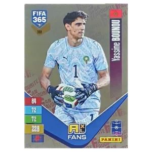 Panini FIFA 365 Adrenalyn XL 2027 Nr. 358 – Yassine Bounou – Fan Favourite