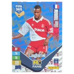 Panini FIFA 365 Adrenalyn XL 2027 Nr. 361 – Lilian Thuram – Fan Favourite – Blue