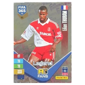 Panini FIFA 365 Adrenalyn XL 2027 Nr. 361 – Lilian Thuram – Fan Favourite