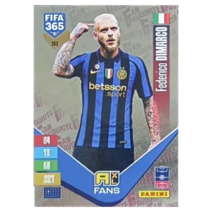 Panini FIFA 365 Adrenalyn XL 2027 Nr. 362 – Federico Dimarco – Fan Favourite