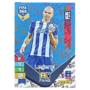 Panini FIFA 365 Adrenalyn XL 2027 Nr. 364 – Pepê – Fan Favourite – Blue